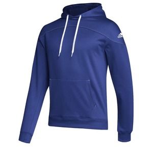 adidas Men's L Stadium Aeroready Fleece Pullover Hoodie Team Royal Blue HG7512